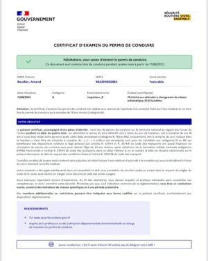 Nouveau CEPC - Auto-école Universelle Paris 12